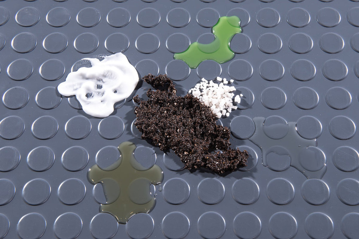 G-Floor Coin 8.5 ft. x 22 ft. Midnight Black Commercial Grade Vinyl Garage Flooring Cover and Protector