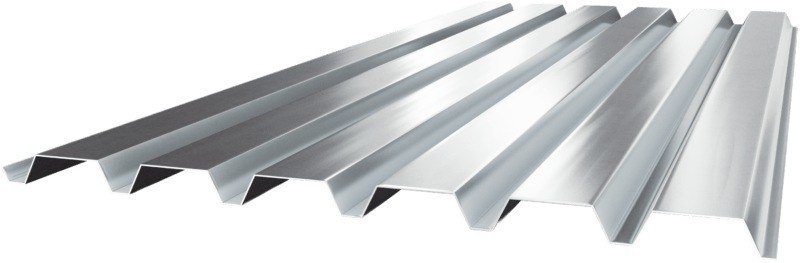 Cordeck B Wide Primed Rib Roof Deck 1.5" x 36" x 12' 3" 22 GA