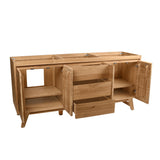 Avanity Coventry 72-in Gray Teak Bathroom Vanity Cabinet
