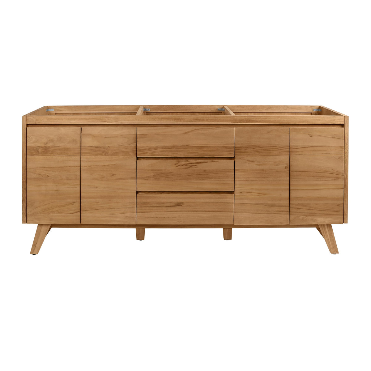 Avanity Coventry 72-in Gray Teak Bathroom Vanity Cabinet