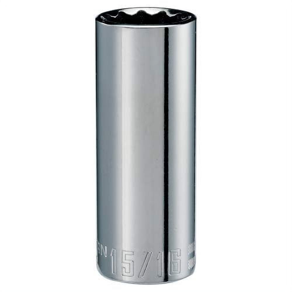 Craftsman SAE 12-Point Deep Socket, 15/16 in., 1/2 in. Drive (CMMT47529)