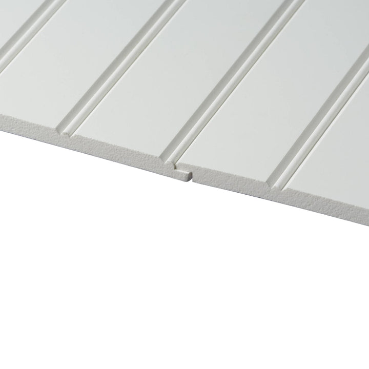 CertainTeed Restoration Millwork PVC Beadboard Panel Natural White 1/2" x 4' x 8'