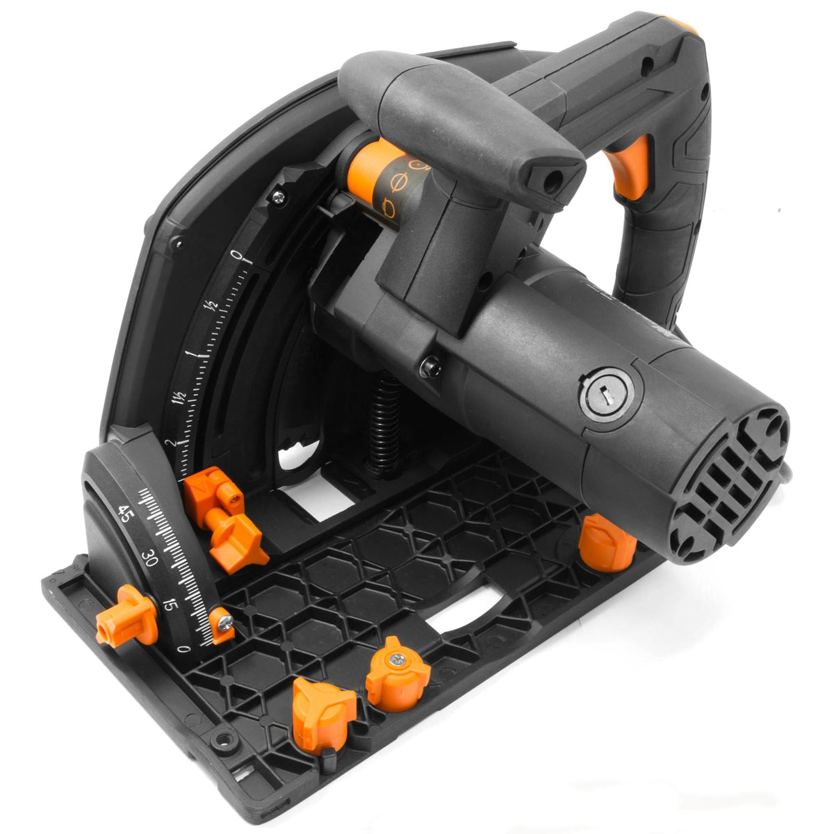 WEN 12 Amp 7-1/4 in. Variable Speed Plunge Cut Circular Track Saw (CT1274)