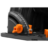 WEN 12 Amp 7-1/4 in. Variable Speed Plunge Cut Circular Track Saw (CT1274)