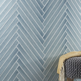 Carolina Sky Blue 2x20 Polished Ceramic Tile