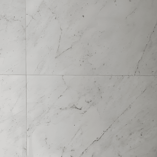 Saroshi Panda White 23.62 in. x 47.24 in. Polished Porcelain Floor and Wall Tile (15.5 sq. ft./Case) - Super Arbor