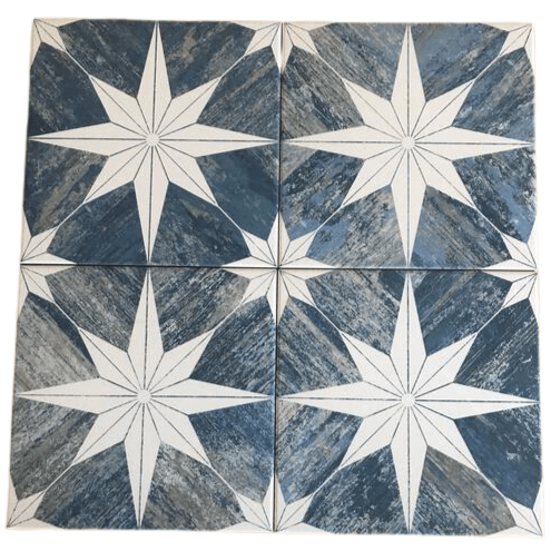 Cassis Stella Black Night 9-3/4 in. x 9-3/4 in. Porcelain Floor and Wall Tile (10.88 sq. ft./Case) - Super Arbor