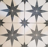 Cassis Stella Black Night 9-3/4 in. x 9-3/4 in. Porcelain Floor and Wall Tile (10.88 sq. ft./Case) - Super Arbor