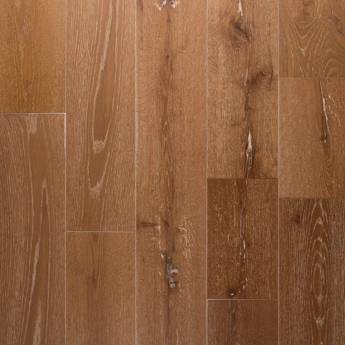 Catoosa White Oak Wire-Brushed Engineered Hardwood
