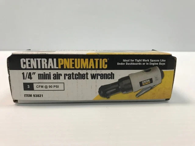 Central Pneumatic 1/4 in. Mini Air Ratchet Wrench (Item 93821)