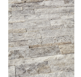 Claros Silver Architectural Travertine Wall Tile 6 x 24 in.