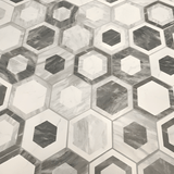 Classico Carrara Hexagon 7 in. x 8 in. Porcelain Floor and Wall Tile (7.5 sq. ft./Case)