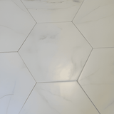 Classico Bardiglio Hex Flower 7 in. x 8 in. Porcelain Floor and Wall Tile (7.5 sq. ft./Case)