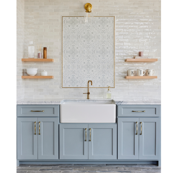 Coco White Glossy Porcelain Wall Tile - 2 x 6 in.