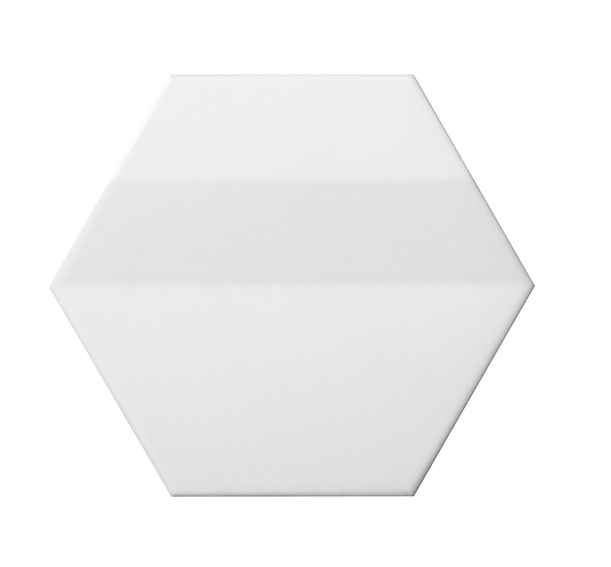 Emser Code White Hex/Wedge/Trapezoid Glazed Ceramic & Porcelain Wall Tile Collection – Multiple 4x9, 5x6, 6x7 Options
