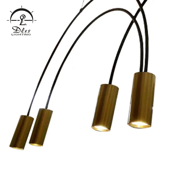 DLSS Lighting Commercial Shop Modern Luminaire Antique Iron Aluminum LED Pendant Lamp