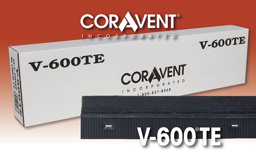 Cor-A-Vent V-600T Ridge Vent for Metal Roof 11" x 4'