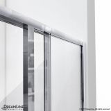 Cornerview 36 x 36 x 76.75 in. Framed Corner Sliding Shower Enclosure in Chrome with Acrylic Base and Back Walls Kit