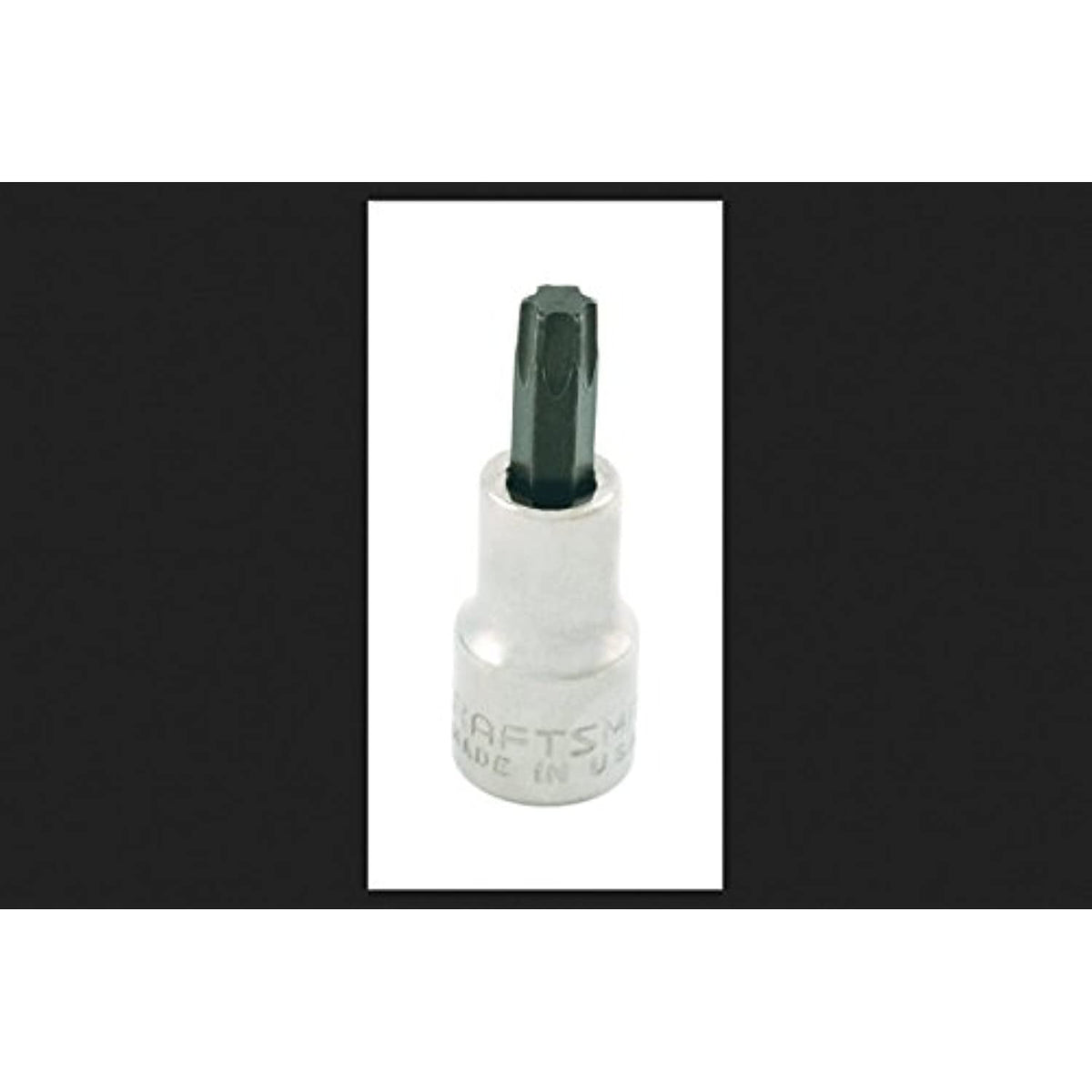 Craftsman T40 Torx Bit Socket, 3/8 in. Drive, 6-Point, Polished Chrome (CMMT42665)