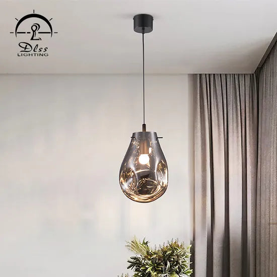 DLSS Lighting Co., Ltd. Creative Glass Shade LED Lamp for Hotel Decor Indoor Pendant Lighting