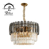 DLSS Lighting Crystal Restaurant Living Room Oval Pendant Lamp