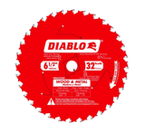 Diablo Carbide Saw Blade for Wood & Metal 6-1/2" 32 Teeth