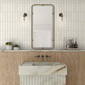 Daltile Artcrafted Coconut 4 in. x 4 in. Glazed Ceramic Wall Tile (5.67 sq. ft./case)