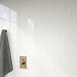 Daltile Semi-Gloss White 6 in. x 6 in. Ceramic Wall Tile (12.5 sq. ft. / case)