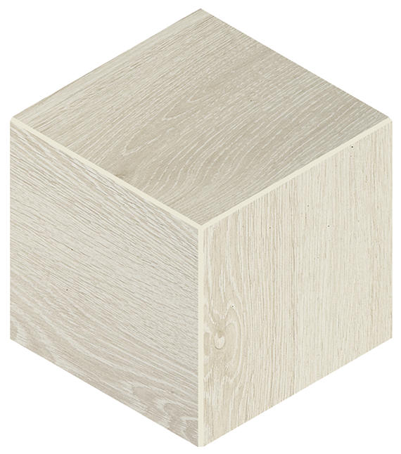 Daltile Emerson Wood Ash White Matte 11-1/2 in. x 11-1/2 in. Glazed Ceramic 3D Cube Mosaic Tile (0.62 sq. ft./Each)