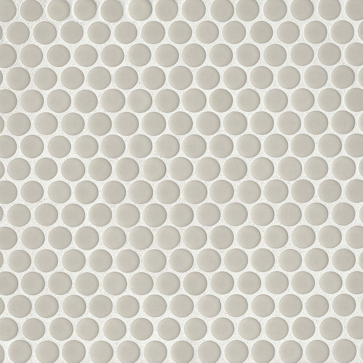Bedrosians 360 Cardinal 12-in x 12-in Glossy Porcelain Penny Round Floor and Wall Tile (1-sq. ft/ Piece)