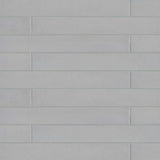 Bedrosians Allora Solid Grey 3-in x 24-in Matte Porcelain Patterned Floor and Wall Tile (10.66-sq. ft/ Carton)