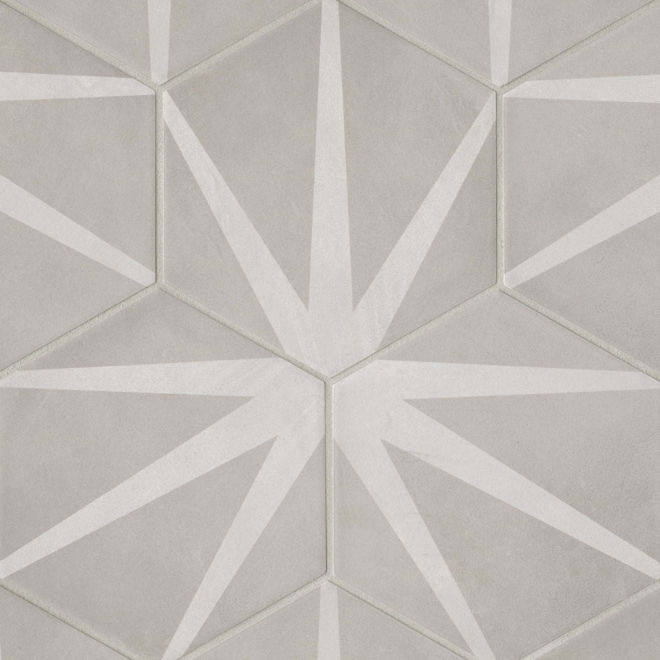 Allora 8.5" x 10" Hexagon Porcelain Decorative Tile in Stella (12.67 SqFt/Ctn)