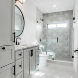 Bedrosians Makoto Shoji White 10-in x 11-in Matte Porcelain Floor and Wall Tile (10.76 sq. ft./Carton)
