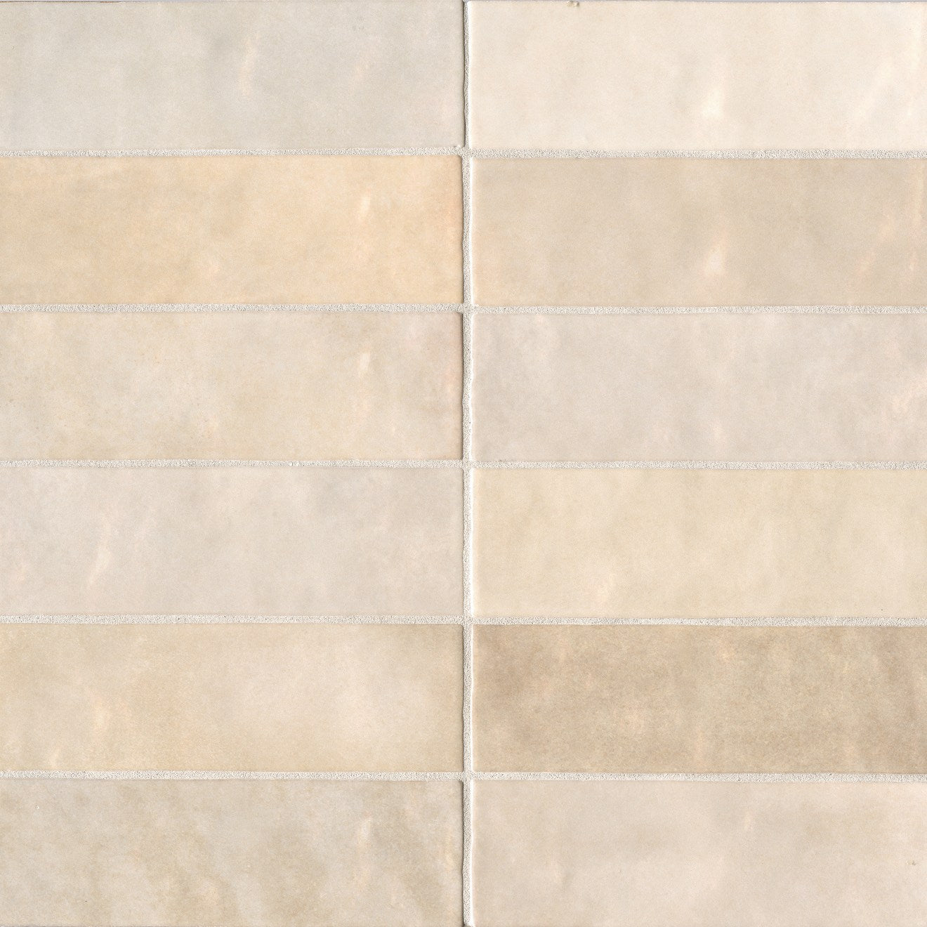 Cloe 2.5" x 8" Glossy Wall Tile in Creme (10.64 SqFt/Ctn)