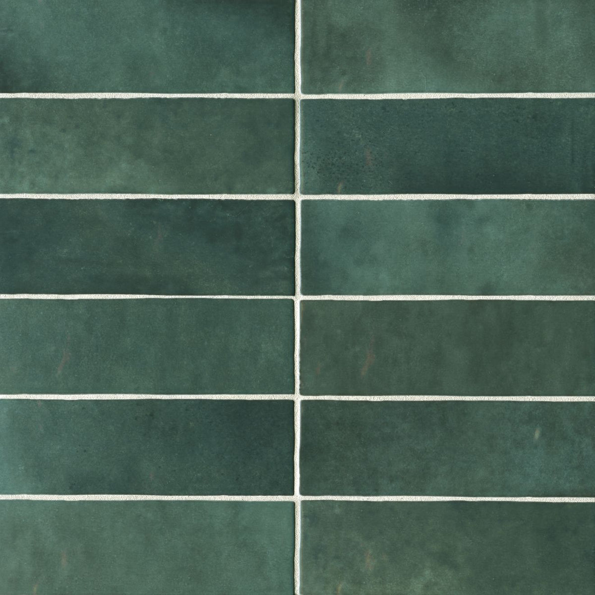 Bedrosians Cloe 2.5" x 8" Glossy Ceramic Wall Tile in Green, 10.64 sq. ft. per Carton