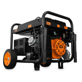 WEN DF1100T 11,000/8,300-Watt 120V/240V Dual Fuel Gasoline & Propane Electric Start Portable Generator with Wheel Kit