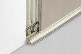 Schluter Systems DILEX-AHKA 0.313-in W x 98.5-in L Rustic Brown Textured Color-Coated Aluminum Tile Edge Trim