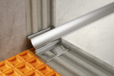 Schluter Systems DILEX-AHK 0.5-in W x 98.5-in L Light Anthracite Textured Color-Coated Aluminum Tile Edge Trim