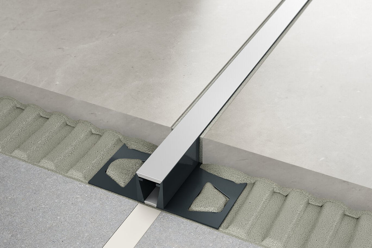 Schluter Systems DILEX-BWB 0.25-in W x 98.5-in L Grout Grey PVC Tile Edge Trim