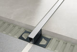Schluter Systems DILEX-BWB 0.5-in W x 98.5-in L Stone Grey PVC Tile Edge Trim