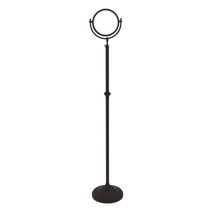Allied Brass 10.5-in x 68-in Oil-Rubbed Bronze Double-Sided Magnifying Freestanding Vanity Mirror
