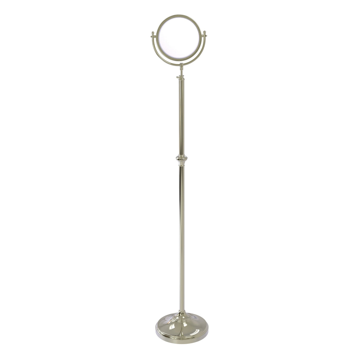 Allied Brass 10.5-in x 68-in Antique Bronze Double-Sided Magnifying Freestanding Vanity Mirror