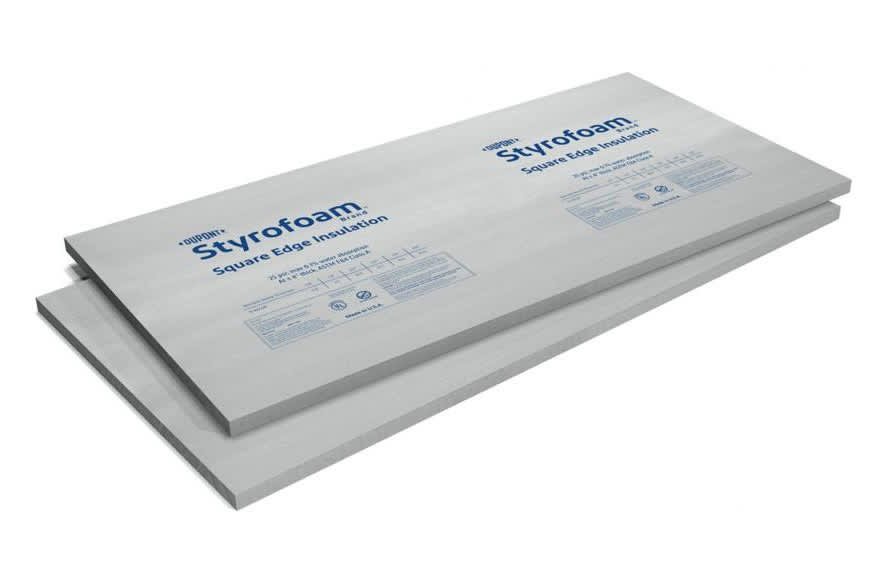 DOW Styrofoam XPS Square Edge 2" x 4' x 8' 25 psi