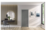 Masonite Winslow 24-in x 80-in 3-Panel Craftsman Solid Core Molded Composite Right-Hand Single Prehung Interior Door