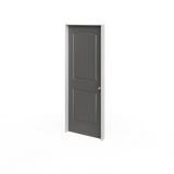 30 in. x 80 in. Masonite Solidoor Roman Smooth 2-Panel Round Top Solid Core Primed Composite Interior Door Slab