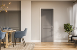Masonite 30 in. x 80 in. Primed 2-Panel Square Hollow Core Composite Interior Door Slab with Bore