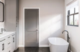 Masonite Logan 30-in x 80-in Primed White 2-Panel Square Molded Composite Bifold Door with Hardware