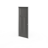30 in. x 80 in. Masonite Winslow Primed 3-Panel Solid Core Composite Interior Door Slab