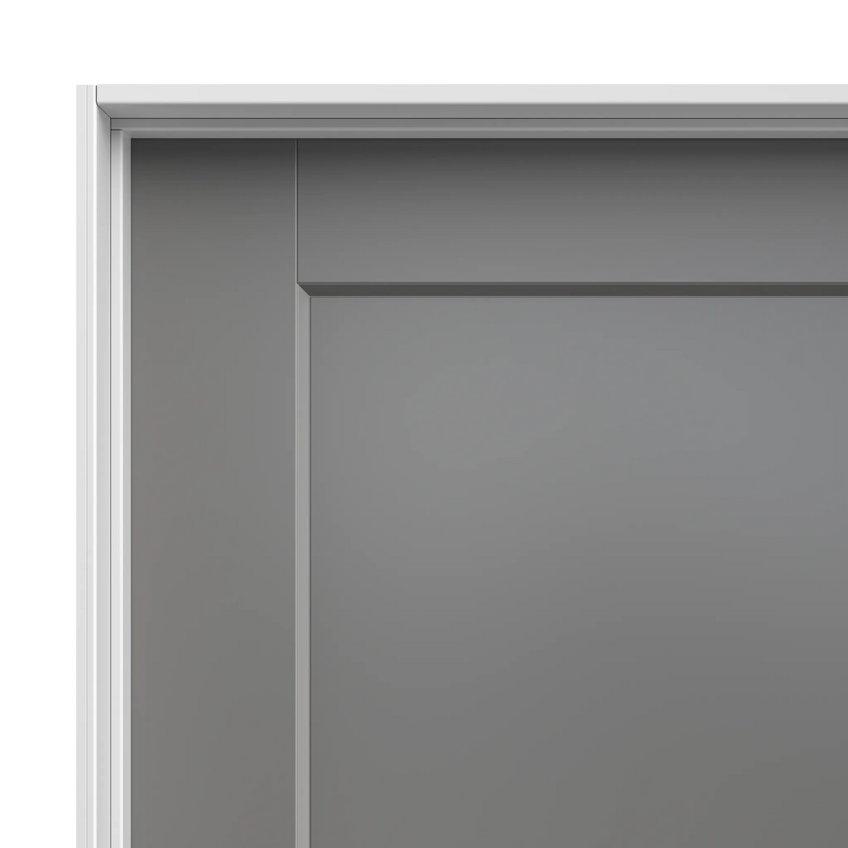 Masonite Winslow 28-in x 80-in 3-Panel Craftsman Solid Core Molded Composite Right-Hand Single Prehung Interior Door