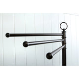 Elements of Design DS2025 Freestanding Towel Rack, Oil-Rubbed Bronze – 3 Swivel Bars